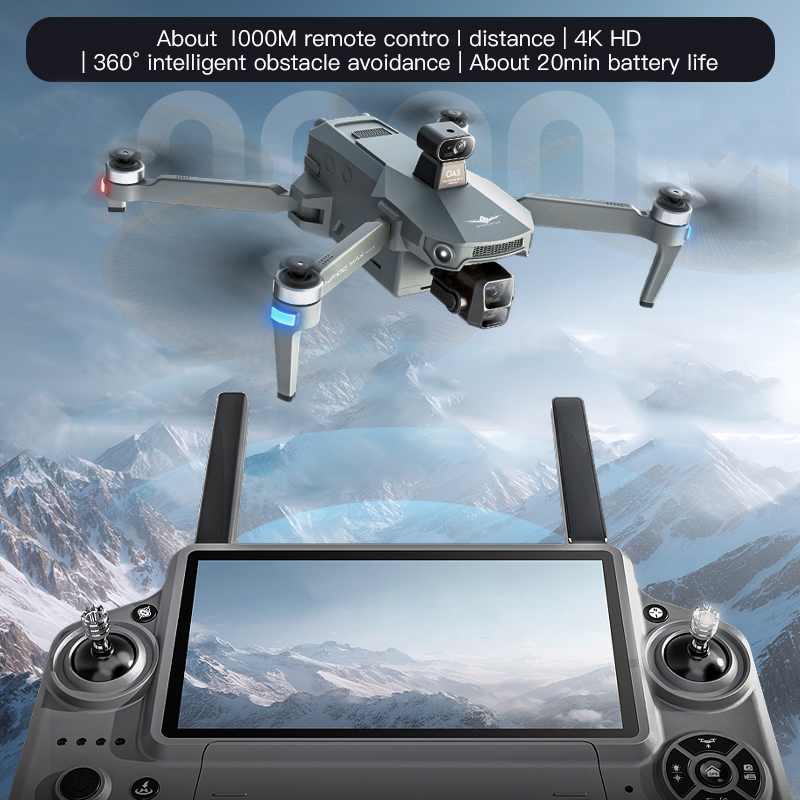 Dron GPS KF100 MAX Kamera 4K 3 – Drone Controller Screen recenzja i cena