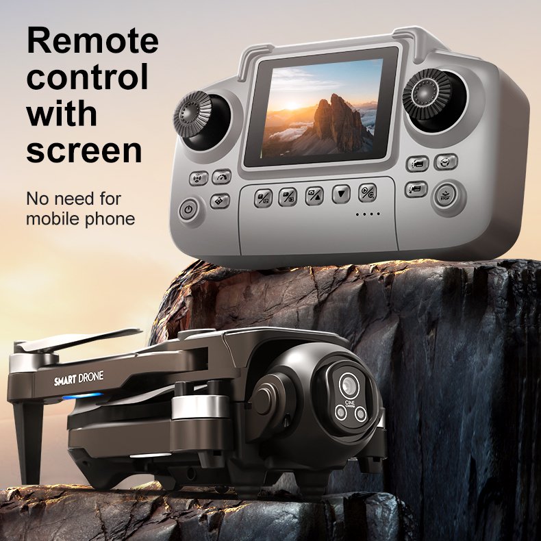 Bezszczotkowy dron RC z optycz – Drone Controller Screen recenzja i cena